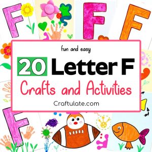 letter F crafts and activities for preschoolers kids