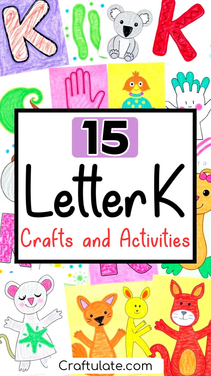 letter K crafts and activities for preschoolers and toddlers