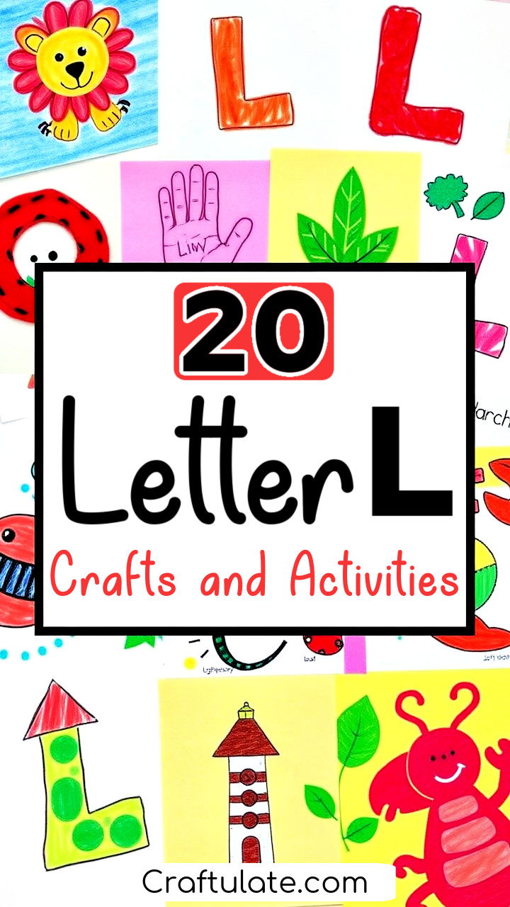 letter L crafts and activities for preschoolers and toddlers