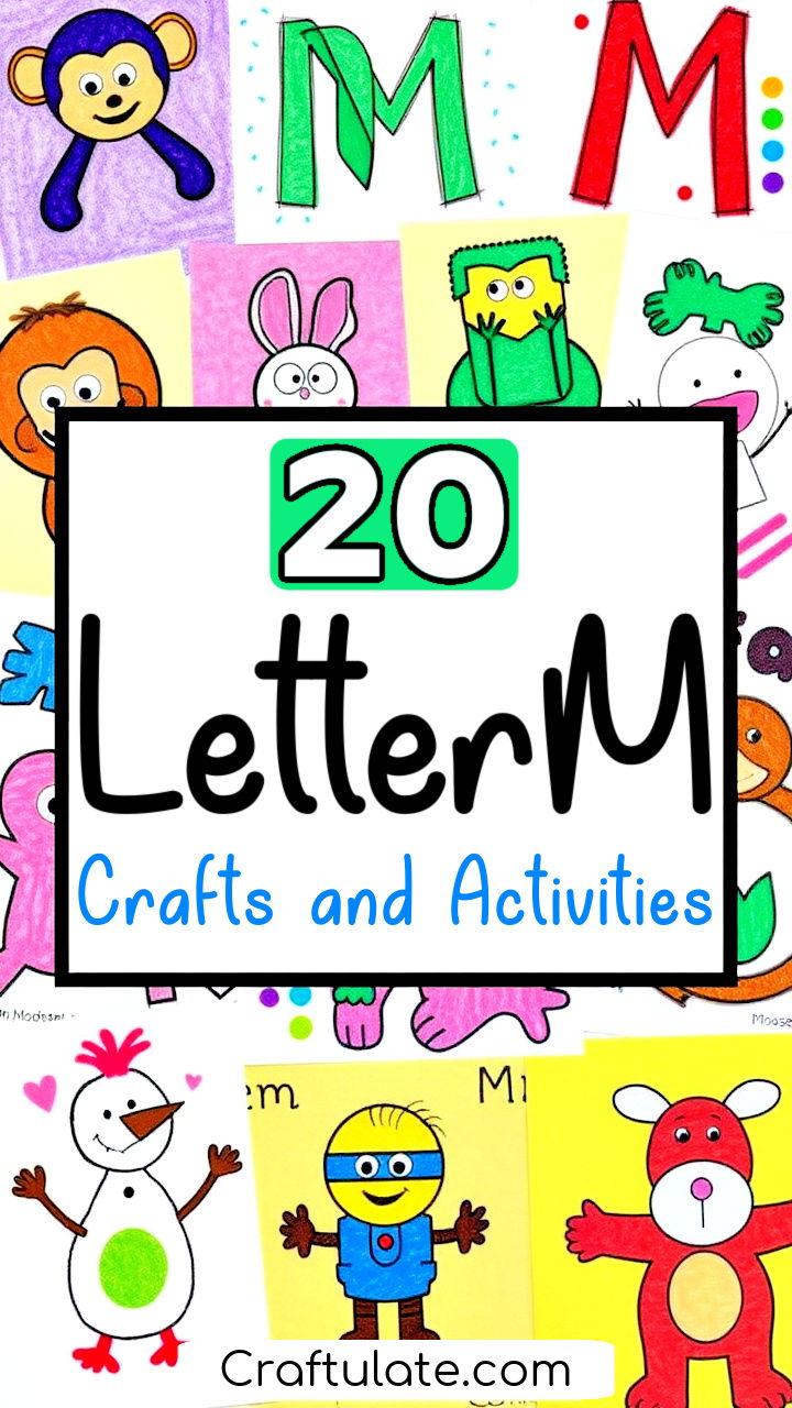 letter M crafts and activities for preschoolers and toddlers