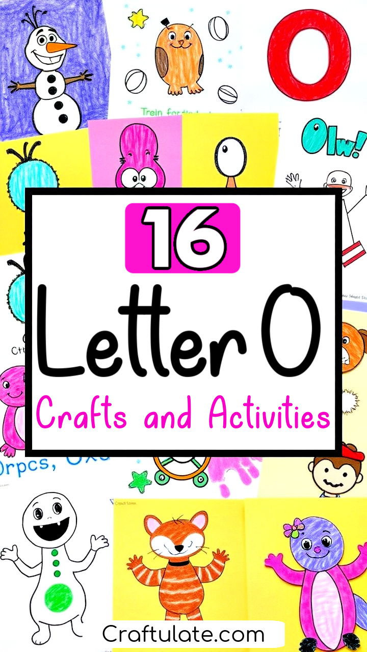 letter O crafts and activities for preschoolers and toddlers