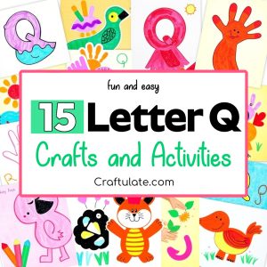 letter Q crafts and activities for preschoolers