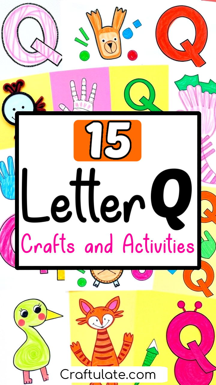 letter Q crafts and activities for preschoolers and toddlers