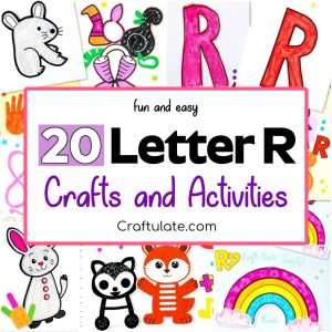 letter R crafts and activities for preschoolers