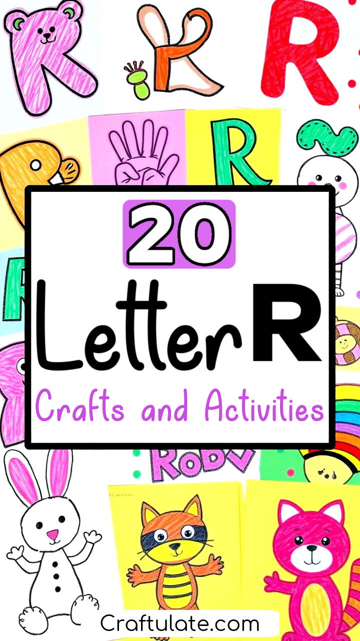 letter R crafts and activities for preschoolers and toddlers