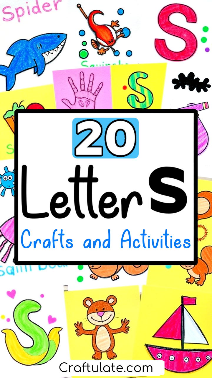 letter S crafts and activities for preschoolers and toddlers