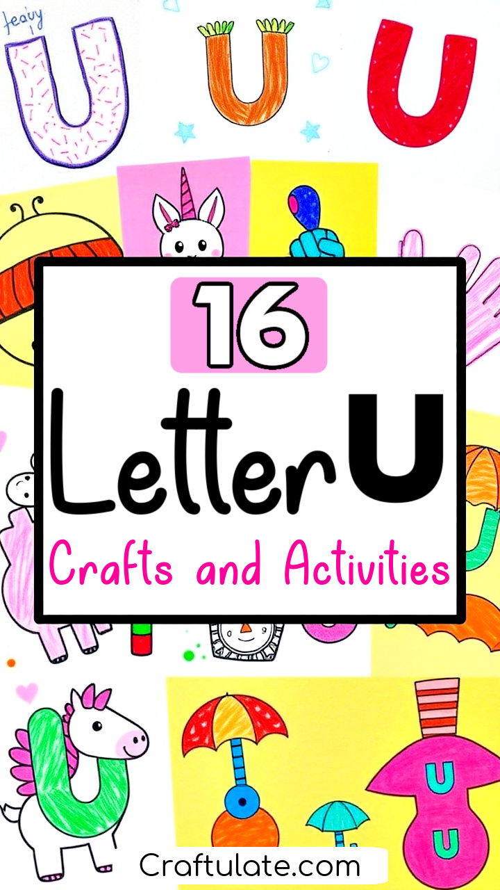 letter U crafts and activities for preschoolers and toddlers