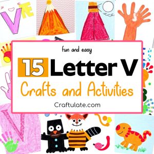 letter V crafts and activities for preschoolers