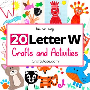 letter W crafts and activities for preschoolers