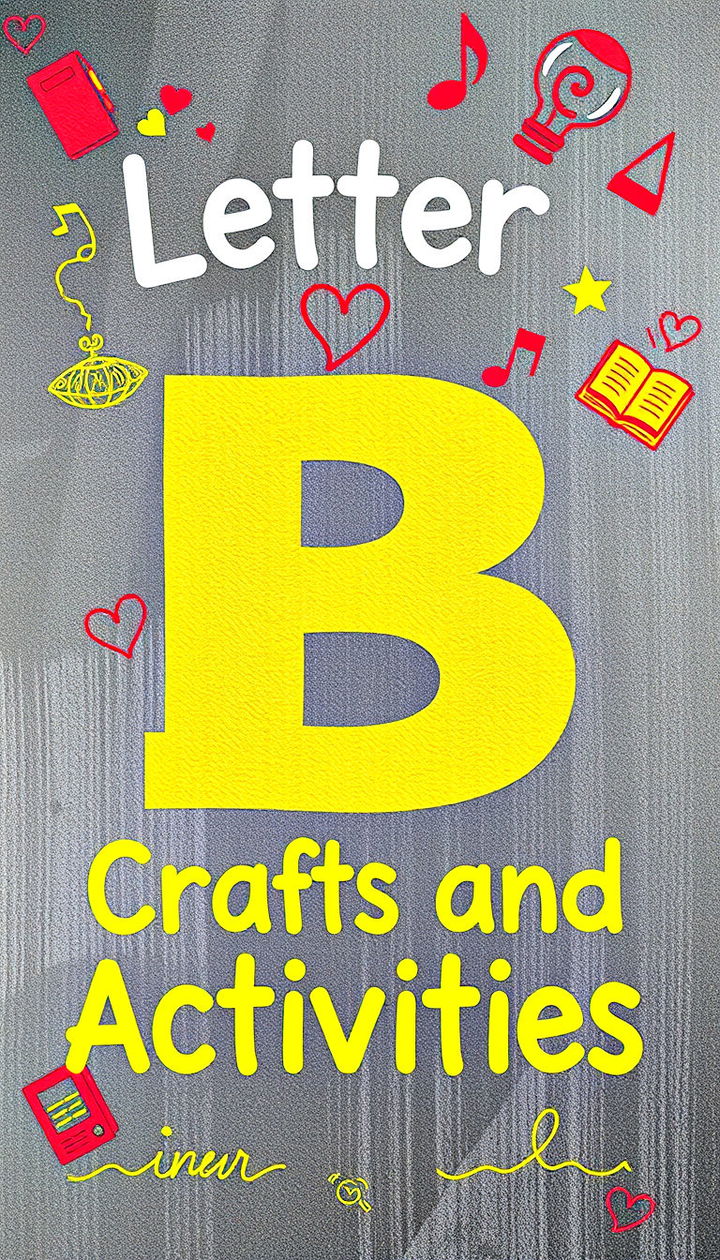 letter b crafts and activities for kids of all ages