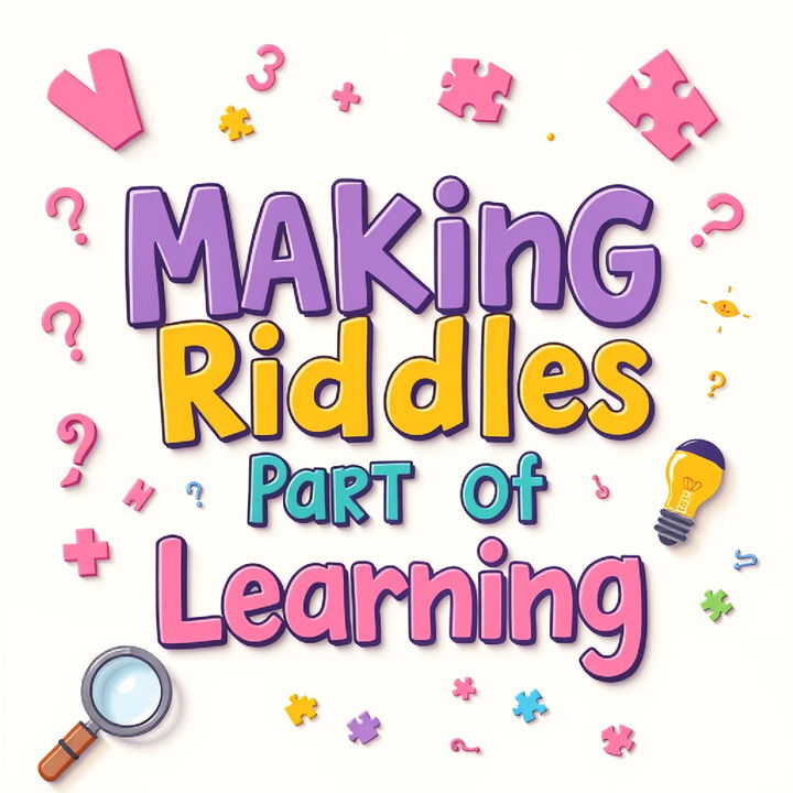 making riddles part of learning