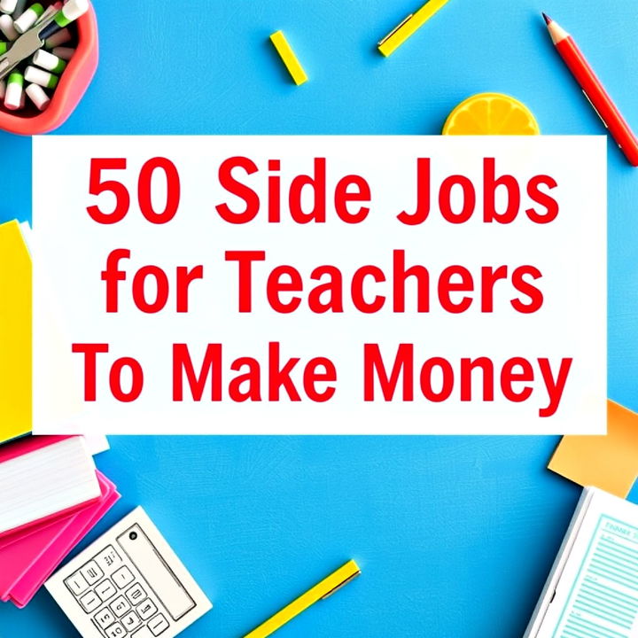 side jobs for teachers to make extra money