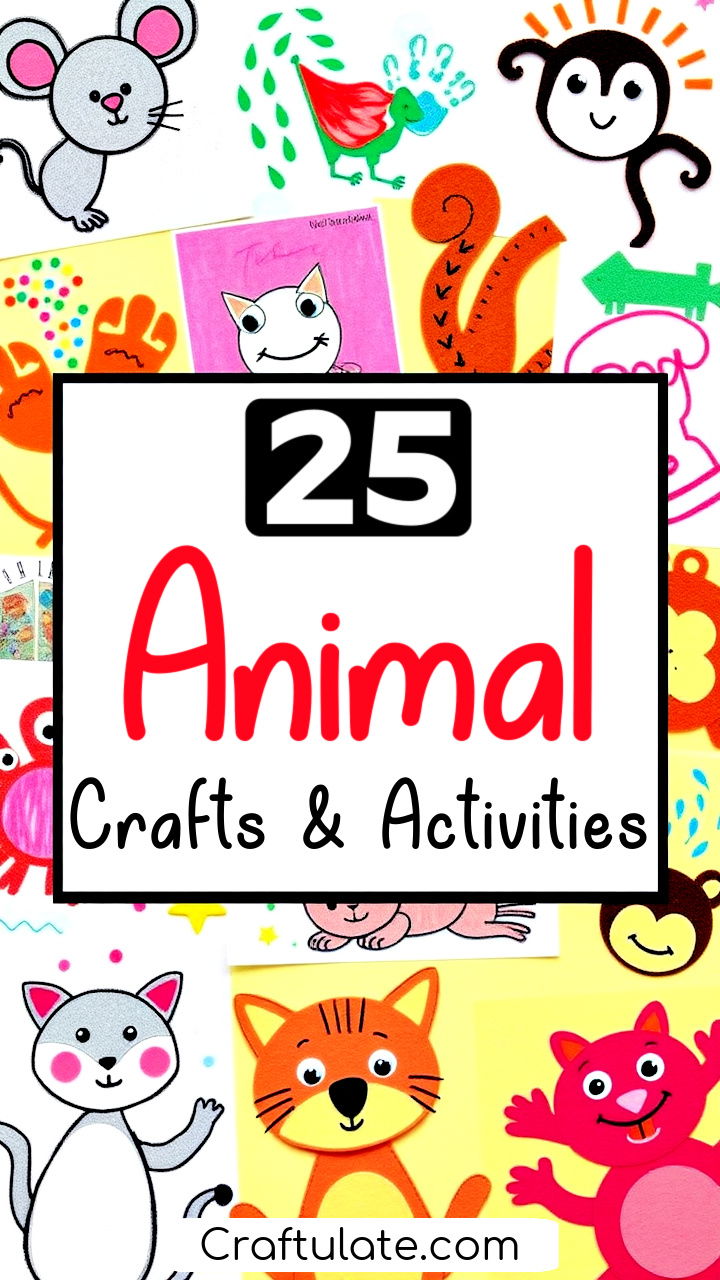 easy animal crafts for kids of all ages