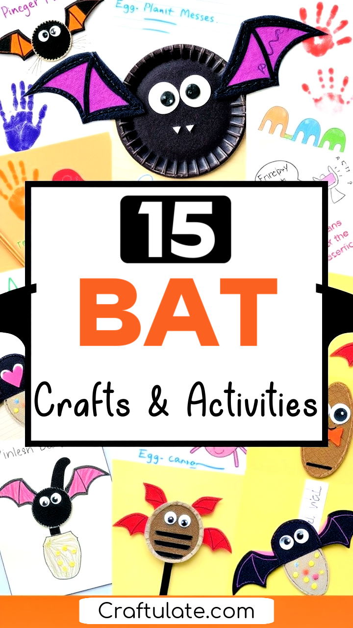 bat crafts for kids