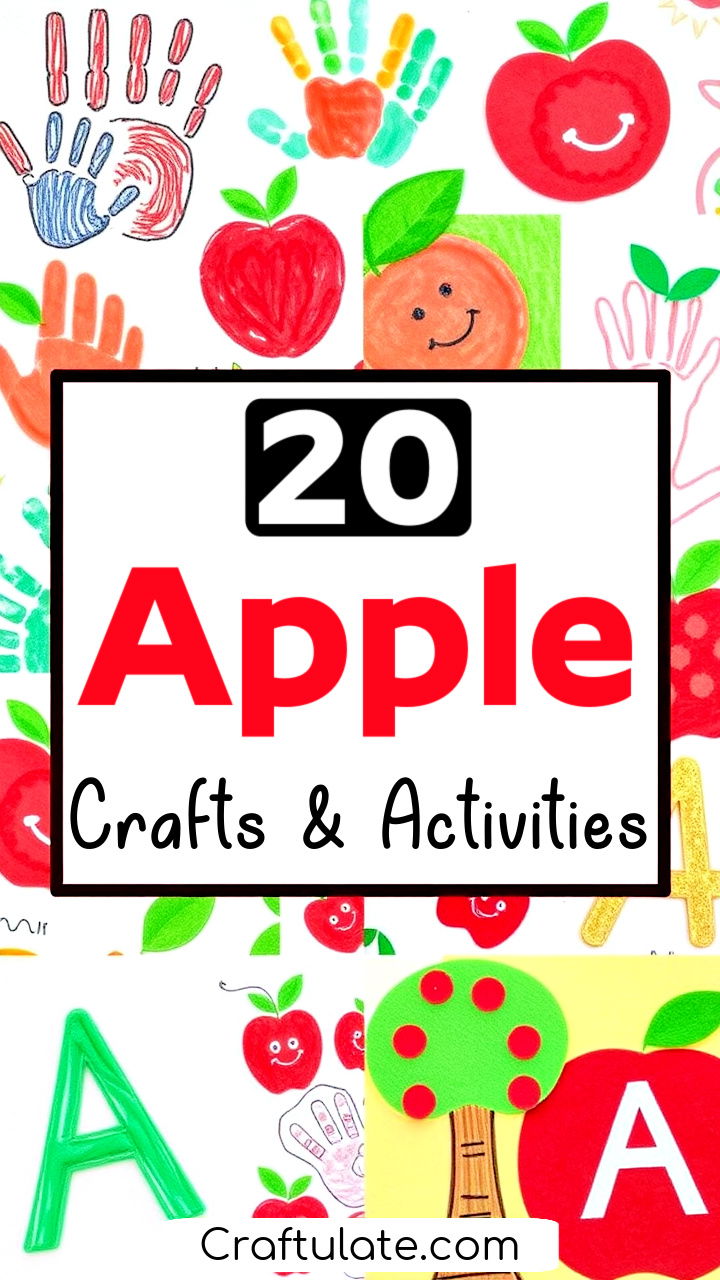 easy apple crafts and activities for toddlers and preschoolers