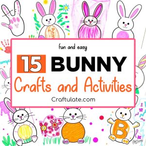 easy bunny crafts for toddlers and preschoolers