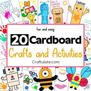 easy cardboard crafts for kids