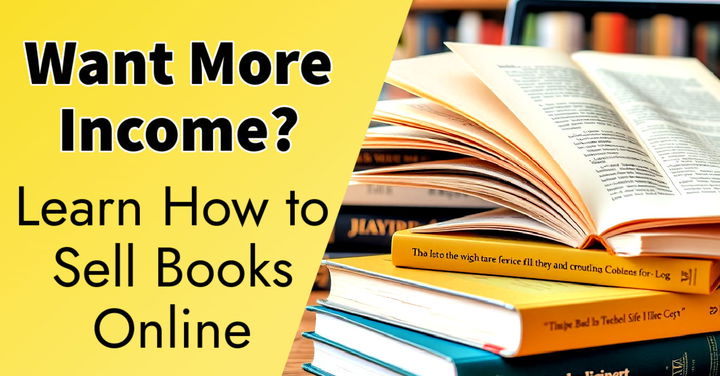 how to sell books online and boost your income step by step